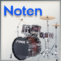 Sheet music for percussion drums