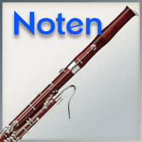 Music notes for bassoon