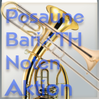 Sheet music for trombone / tenor horn action