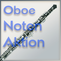 Noten für Oboe/Fagot Aktion