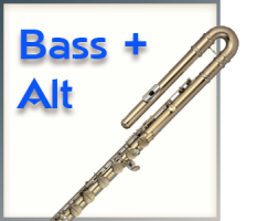Alto and Bass Flutes