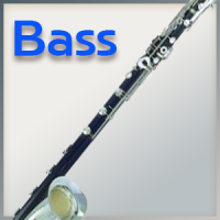 Blätter für Bass-Klarinette