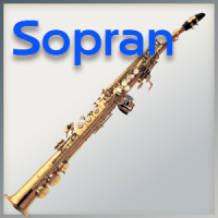 Kunststoff-Blatt Sopran-Saxophon