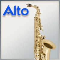 Kunststoff-Blatt Es-Alt-Saxophon