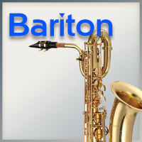 Kunststoff-Blatt Es-Bariton-Saxophon