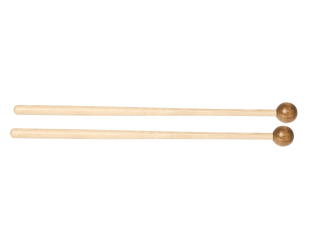 ROHEMA mallets for xylophone, very hard rosewood head, hickory handle, lacquered, 12 x 340mm