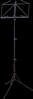 HERCULES HCBS-030BB Notenständer, kompakt faltbar, schwarz, Tasche