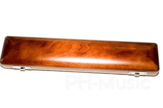 TOMASI TFL-CASE Holz-Etui für C-/H-Fuss-Querflöten (zwei Varianten)
