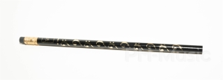 Pencil with bass clef in black/gold (1 piece)
