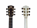 MERIDA acoustic guitar, Wembley model, jumbo cutaway + pickup, solid wood, incl. hard case