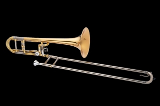 JUPITER JTB1160FROQ Bb/F Posaune, lackiert, 13,89 mm, Open Wrap, Goldmessing NEU