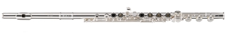POWELL SONARÉ® 501 Serie Flöte, Ring-Klappen, Vollsilber Kopfstück, Aurumite Mundlochplatte
