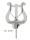 RMB 3031 Marching book fork for square mount for Bb clarinet