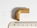 Zug-Knie Messing D=12,1 mm kurz