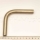 Pull knee nickel silver D=14,6 mm