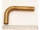 Pull knee brass D=14 mm