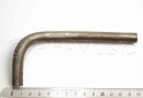 Bent brass knee joint, D=12 mm