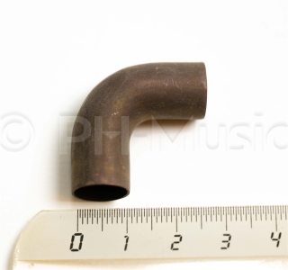 Zug-Knie Messing D=12 mm kurz