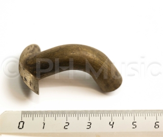 Rohr-Stütze Messing mit Platte D=11,5 mm