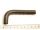 Bent brass knee joint, D=13 mm