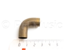 Bent brass knee joint, D=12 mm shorter
