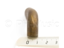 Zug-Knie gekröpft Messing D=12 mm kurz