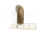 Zug-Knie gekröpft Messing D=12 mm kurz