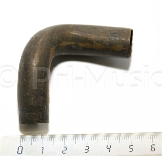 Bent brass knee joint, D=14 mm