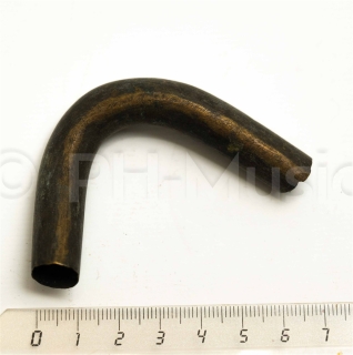 Bent brass knee joint, D=12 mm