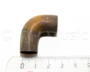 Zug-Knie Messing D=13,5 mm kurz