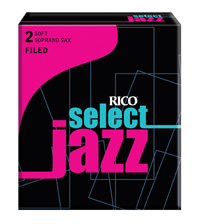 DAddario Select JAZZ Filed  2 Medium Soprano Saxophone Reeds (1 piece) Stock Sale
