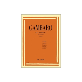 21 Capricci (Klarinette) GAMBARO