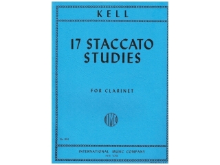 17 STACCATO STUDIES for clarinet - Kell