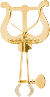 Music Lyre RMB for trumpet with clamp, medium lyre, Brass RMB-316-303M