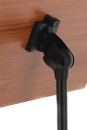 Gewa orchestra music stand, black with brown wooden top