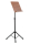 Gewa orchestra music stand, black with brown wooden top