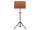 Gewa orchestra music stand, black with brown wooden top