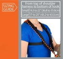Protec Saxophone Harness - Deluxe Padded, Metal Snap, Size Smaller