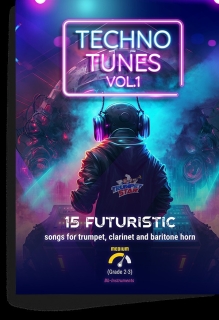 Trumpetstar Techno Tunes Vol. 1 - Buch - Instrumente in Bb