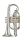 Jupiter JCR1100RSQ Bb Kornett Goldmessing, versilbert, Performance Series