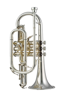 Jupiter JCR1100SQ Bb Kornett Messing, versilbert, Performance Series