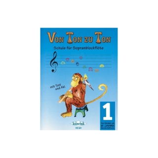 Von Ton zu Ton 1 - Blockflöte Barock von Eva-Maria Zahner