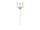 Music fork RMB 330L-25 for TRP / FH / WH / TH / Barit. / Saxophone large lyre - unshaped