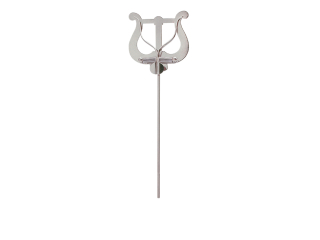 RMB 330N-25 für TRP/FH/WH/TH/Barit./Saxophon große Lyra Notengabel vernickelt - ungeformt