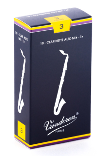 Vandoren Classic Alto Clarinet Boehm Traditional Reeds (10 pcs. in Box)