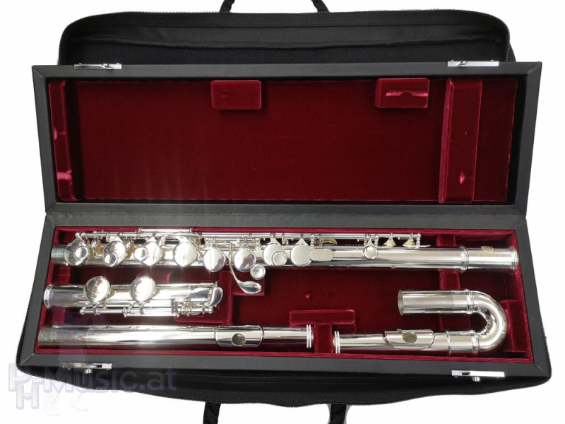 JUPITER フルート JFL-700E Eメカ付き ケース付　ケアキット付き SG MUSICAL - フルート F ミディアム 右手 7穴 竹フルート JUPITER