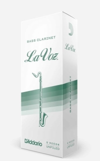 DAddario LA VOZ Blätter für Bass-Klarinette (5 in Box)