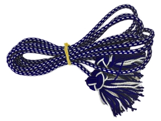 Instrument cord in dark blue / white