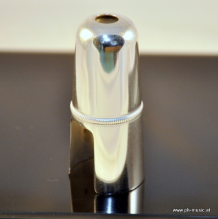 Mouthpiece capsule for Bb clarinet, silver-plated