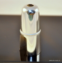 Mouthpiece capsule for Bb clarinet, silver-plated